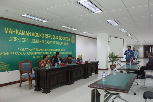 Pelatihan Tim APM Badilum dan PT Seluruh Indonesia 24-26 Februari 2016